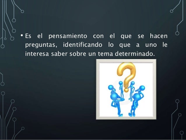 Pensamiento interrogativo