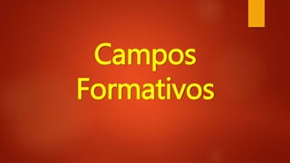 Campos
Formativos
 