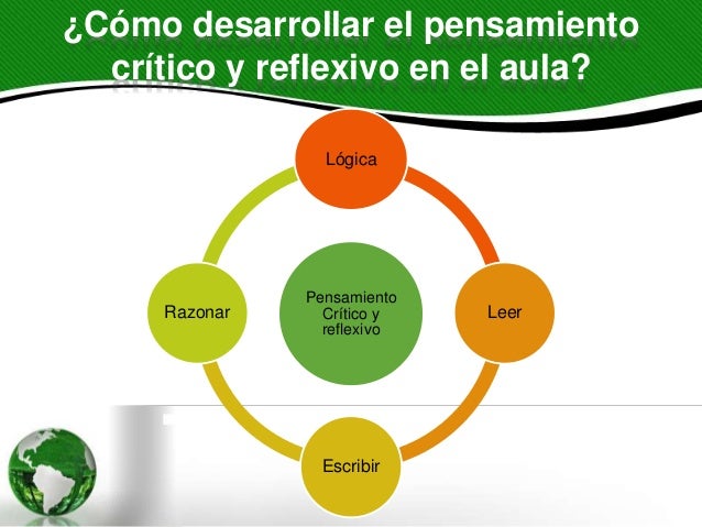 Pensamiento reflexivo y crítico en la educación