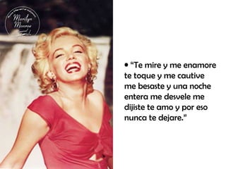 “ Te mire y me enamore te toque y me cautive me besaste y una noche entera me desvele me dijiste te amo y por eso nunca te dejare.” 