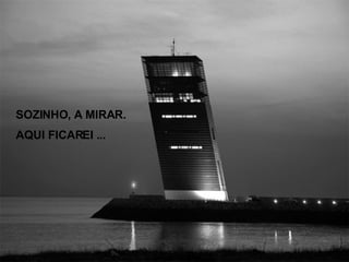 SOZINHO, A MIRAR. AQUI FICAREI ... 