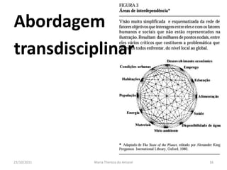 Abordagem
transdisciplinar




23/10/2011   Maria Thereza do Amaral   16
 