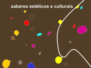 saberes estéticos e culturais
 