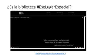 ¿Es la biblioteca #EseLugarEspecial?
http://eselugarespecial.com/#lightbox_4
 