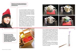 Piezas de reconocidos diseñadores
                                           fabricadas por internos de centros                                 Kima Guitart                                  Lluïsa Jover
                                           penitenciarios




                                                            Los productos Made in CIRE que se fabri-
                                                            can en los centros son muy variados e
                                                            incluyen todo tipo de técnicas y materiales:
                                                            confección, cerrajería, carpintería, impresión
                                                            y cerámica. Son productos útiles, de calidad
                                                            y diseño innovador.
                                                                                                              Nani Marquina                                 Guillem Ferran
                                                            Los productos más destacados, entre los
                                                            muchos que se producen, son la línea
                                                            Enfarcella’t y Entaula’t de M. Jesús Far-
                                                            gas, la nueva línea de teteras de distintos
                                                            diseñadores, las lámparas bolsa, de Pete
                                                            Sans y Regina Saura, y la Neobarretina
                                                            de Gerard Moliné, que fue seleccionada
                                                            en los Premios Delta 2009, a parte de la
                                                            Bolsa Catalana y sus adaptaciones: la bolsa
                                                            africana y la bolsa catalanoafricana.
                                                                                                             Teteras de autor



         Neobarretina , de Gerard Moliné                     Muebles DIN, de Martin Azúa                                                                   Encens, de Jesús Sánchez Gallego
18                                                                                                           Con la voluntad de captar y promocionar                                          19

                                                                                                             nuevos talentos, Made in CIRE ha creado
                                                                                                             una beca en la Incubadora del FAD, con
                                                                                                             la que el CIRE escoge uno de los diseños
                                                                                                             presentados e inicia su producción. Esta
        Se trata de una línea                                                                                colaboración entre el FAD y el CIRE ha
        de diseño que da valor                                                                               permitido que diseñadores jóvenes pue-
        añadido y prestigio al
                                                                                                             dan ver realizado su trabajo. Es el caso de
        trabajo productivo de los
                                                                                                             Jesús Sánchez Gallego, autor de Encens,
        internos. De este modo, la
        sociedad puede apreciar las                                                                          un quemador de incienso vertical que
        capacidades y habilidades                                                                            recoge las cenizas y evita que caigan por
        que han adquirido                                                                                    todas partes.
                                                                                                             La red que crea Made in CIRE (diseñadores,
                                                                                                             internos, FAD, comercios...) es un ejemplo
                                                                                                             de cómo la innovación social con salida
                                                                                                             comercial es posible.



centre d’iniciatives per a la reinserció
 