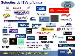 Soluções de ISVs p/ Linux 
