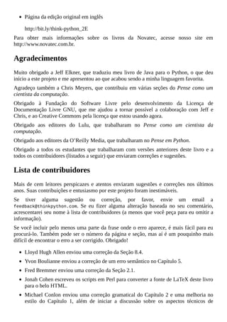 Pense em python by allen b. downey | PDF
