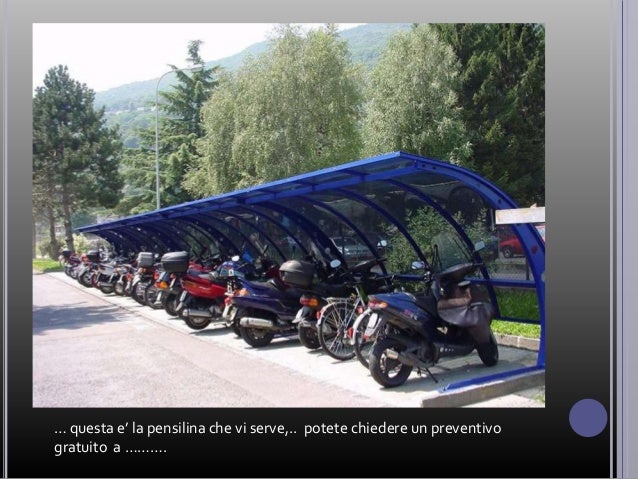 pensiline per biciclette