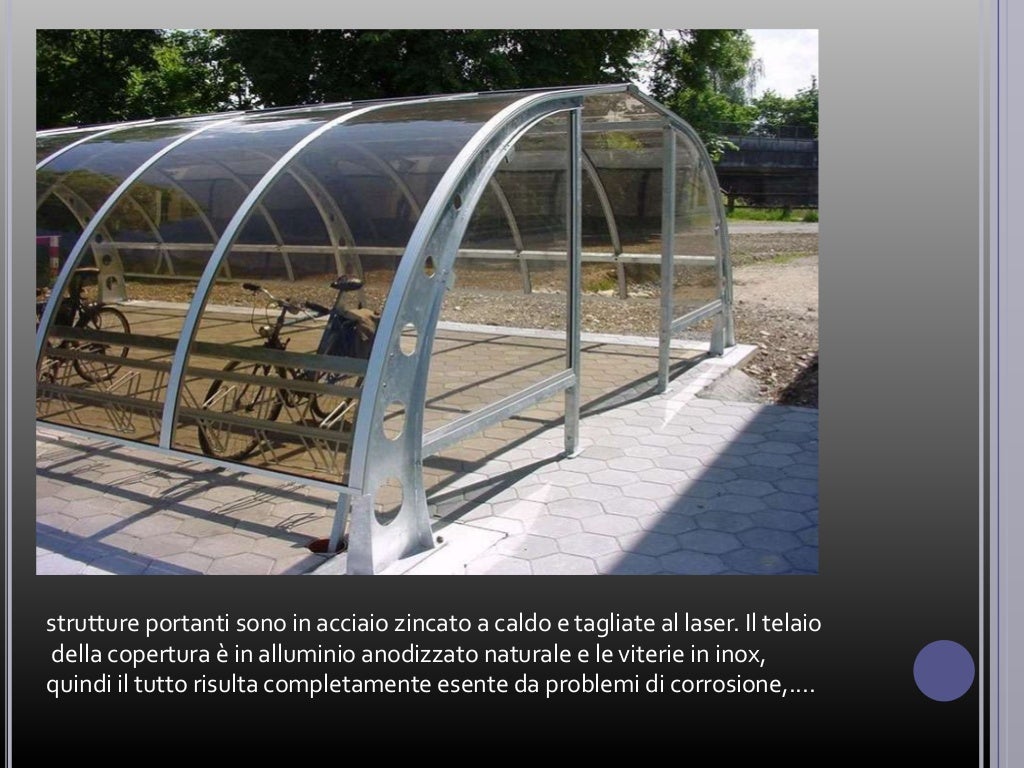 pensiline per biciclette