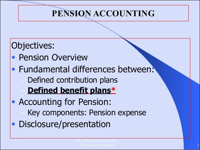 Pension Accounting Pension Accounting