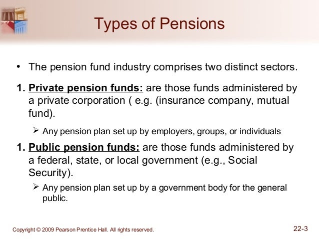 Pension funds