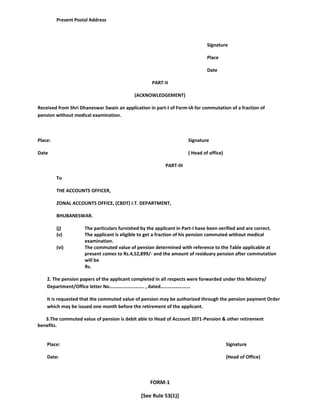 Pension Commutation Form.pdf Pension papers preparation.bose