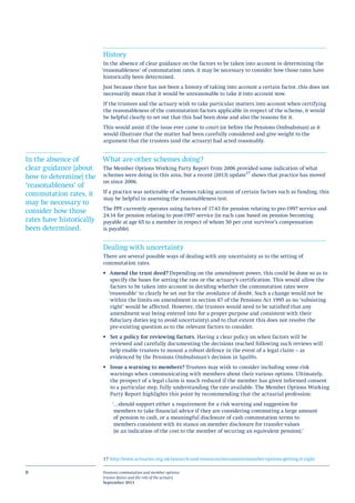 Commutation History Pensions commutation | PDF