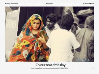 19
|
In Pensive Mood
Manage Train Learn Power Pics
Colouronadrabday
https://www.flickr.com/photos/bluelotus92/22668645624/
 