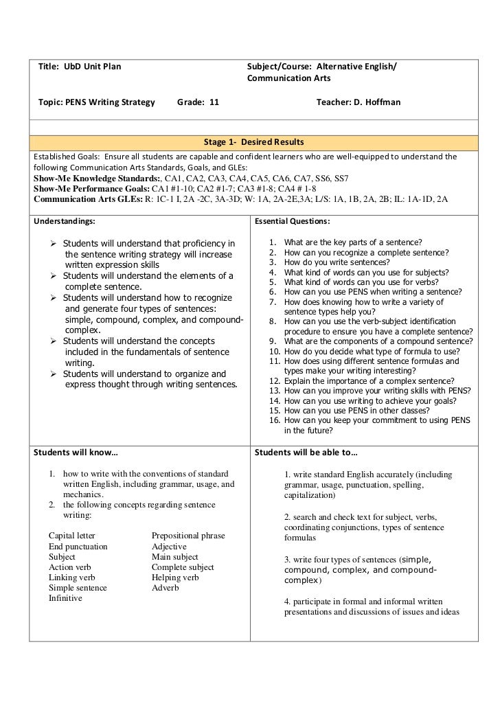 how to write an essay lesson plan middle school