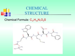 Chemical Formula: C37H49N7O9S
CHEMICAL
STRUCTURE
 