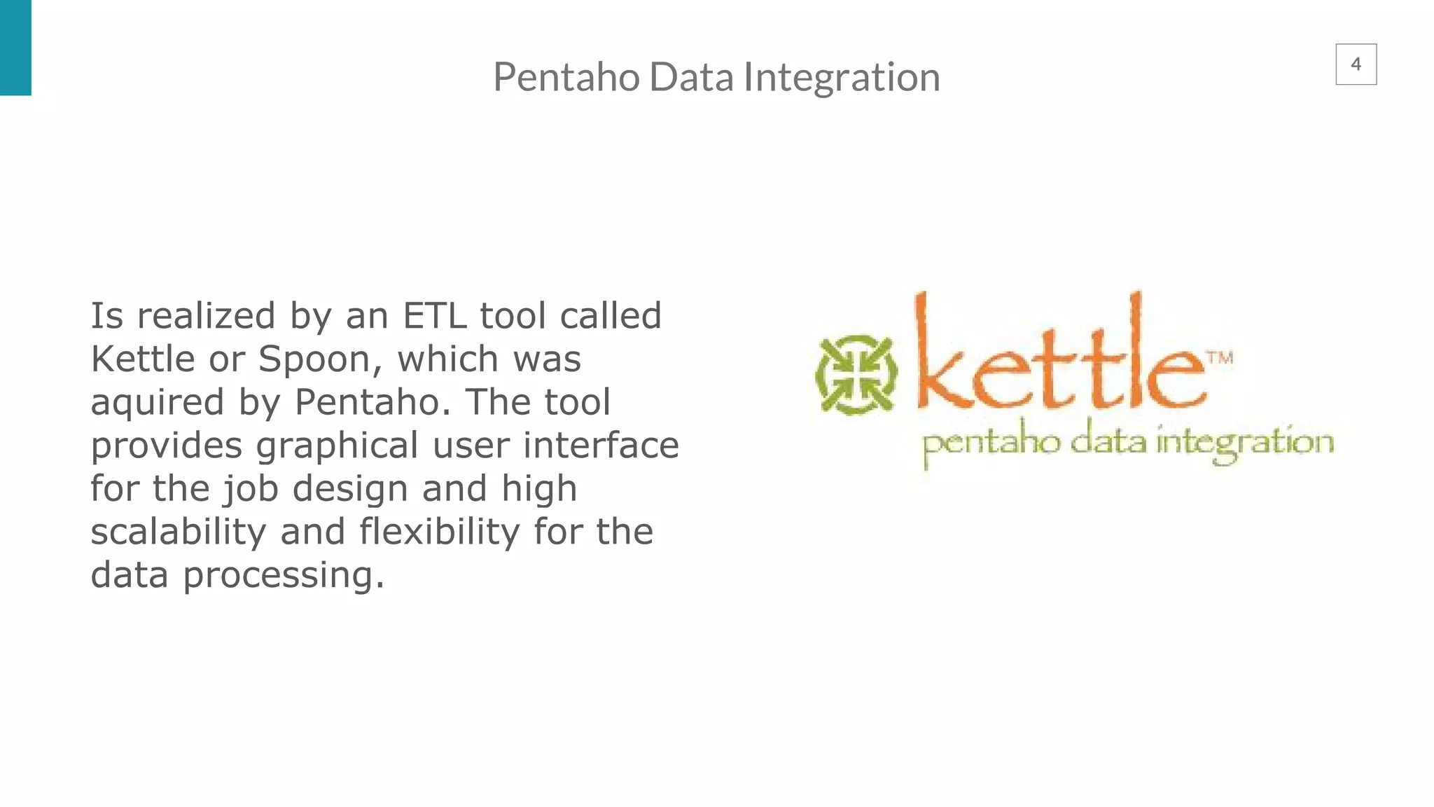Pentaho | Data Integration & Report designer | PDF