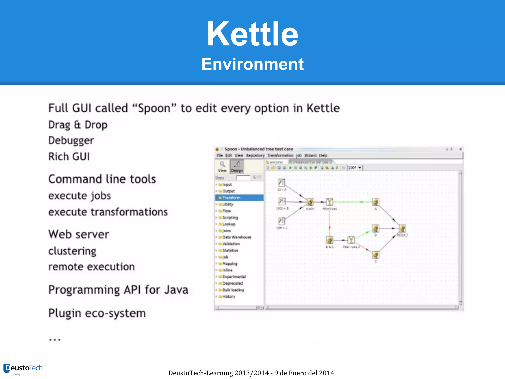 Kettle
Environment

DeustoTech-Learning 2013/2014 - 9 de Enero del 2014

 