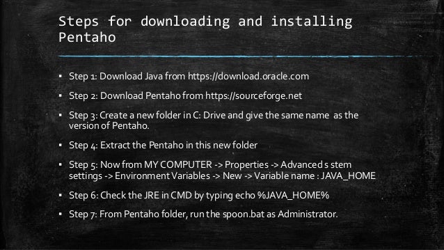 Pentaho ppt up | PPT