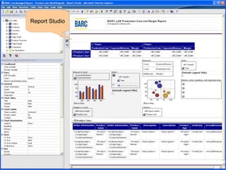 Overige onderdelen
Report Studio




                              44
 