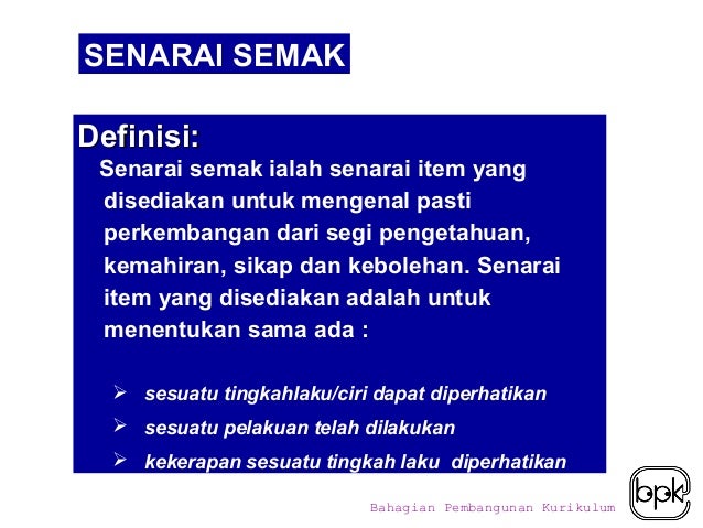 Pentaksiran prasekolah (penerangan)