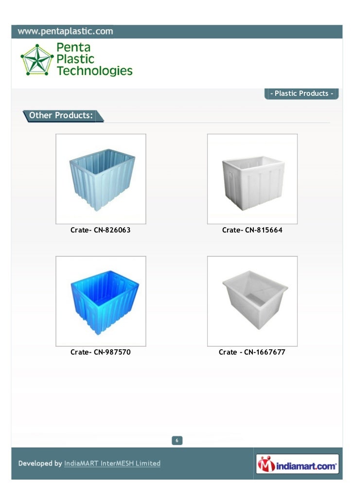 Penta Plastic Technologies, Vapi, Plastic Products