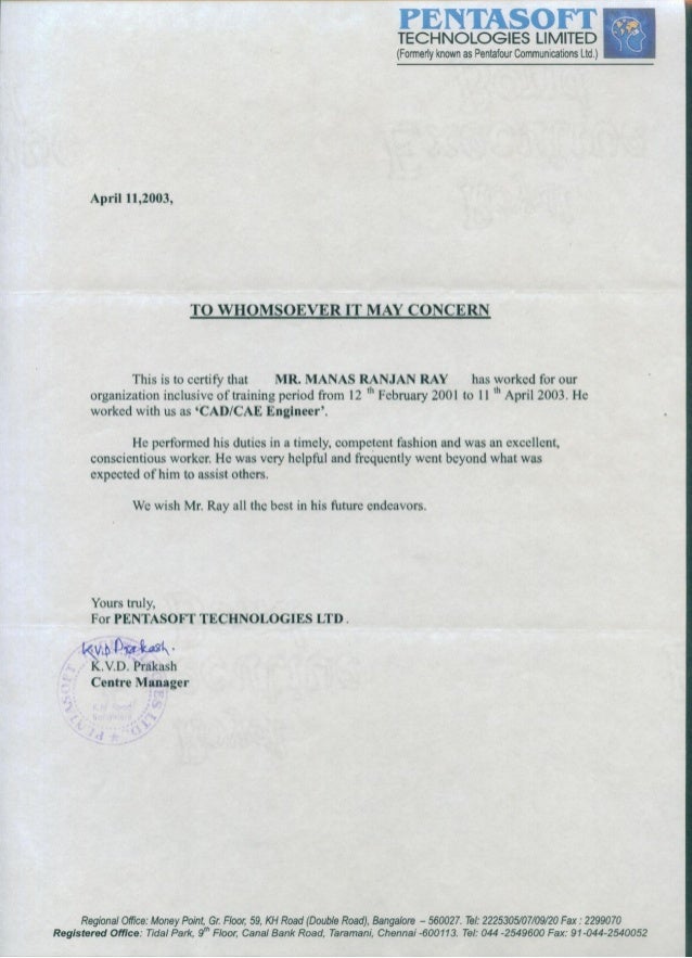 employee certificate sample