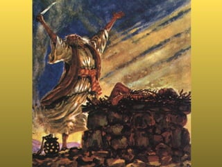 El origen de Israel
• En el Pentateuco se
narra el origen de
Israel de forma
lineal: nace con
Abrahán,
descendiente de
Sem, hijo de Noé
 