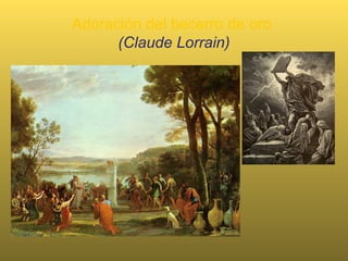 Moisés golpea la roca con su vara (Rafael)
 