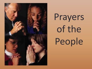 Prayers
of the
People

 