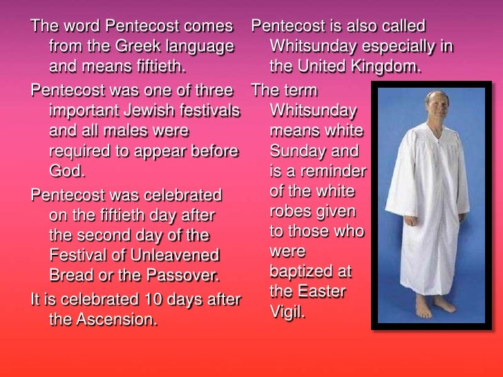 Pentecost History Pentecost History