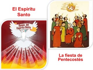 El Espíritu
Santo
La fiesta de
Pentecostés
 
