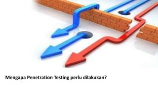 Mengapa Penetration Testing perlu dilakukan? 
 