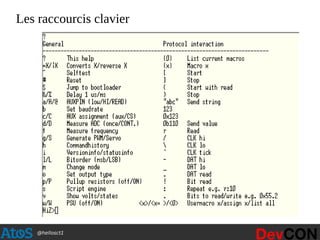 @hellosct1
Les raccourcis clavier
 