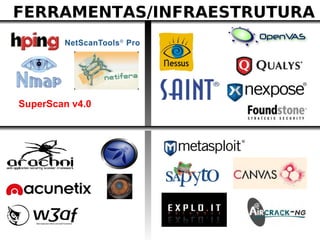 FERRAMENTAS/INFRAESTRUTURA




   SuperScan v4.0
SuperScan v4.0
 