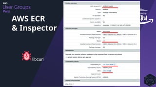 Perú
AWS ECR
& Inspector
libcurl
 