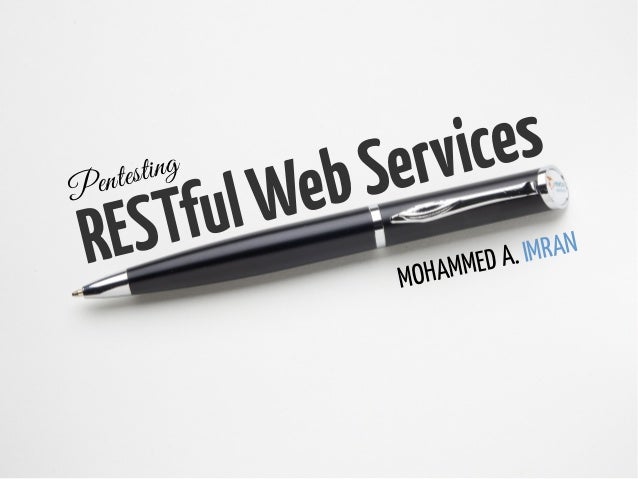 Writing restful web services