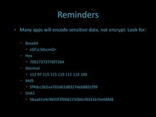 Pentesting iOS Applications