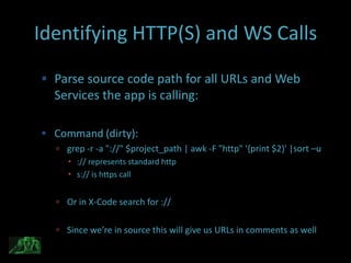 Pentesting iOS Applications