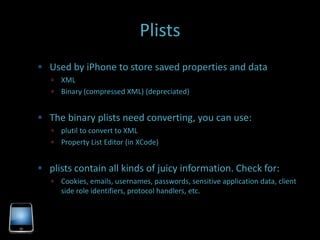 Pentesting iOS Applications