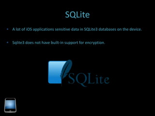 Pentesting iOS Applications