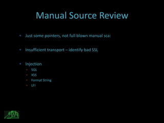 Pentesting iOS Applications