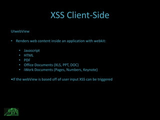 Pentesting iOS Applications