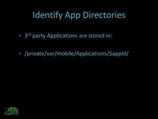 Pentesting iOS Applications