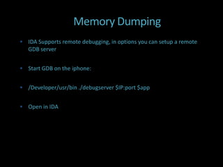 Pentesting iOS Applications