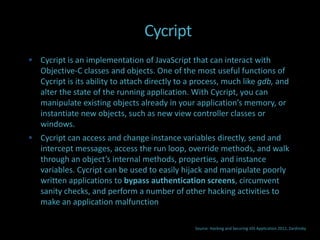 Pentesting iOS Applications