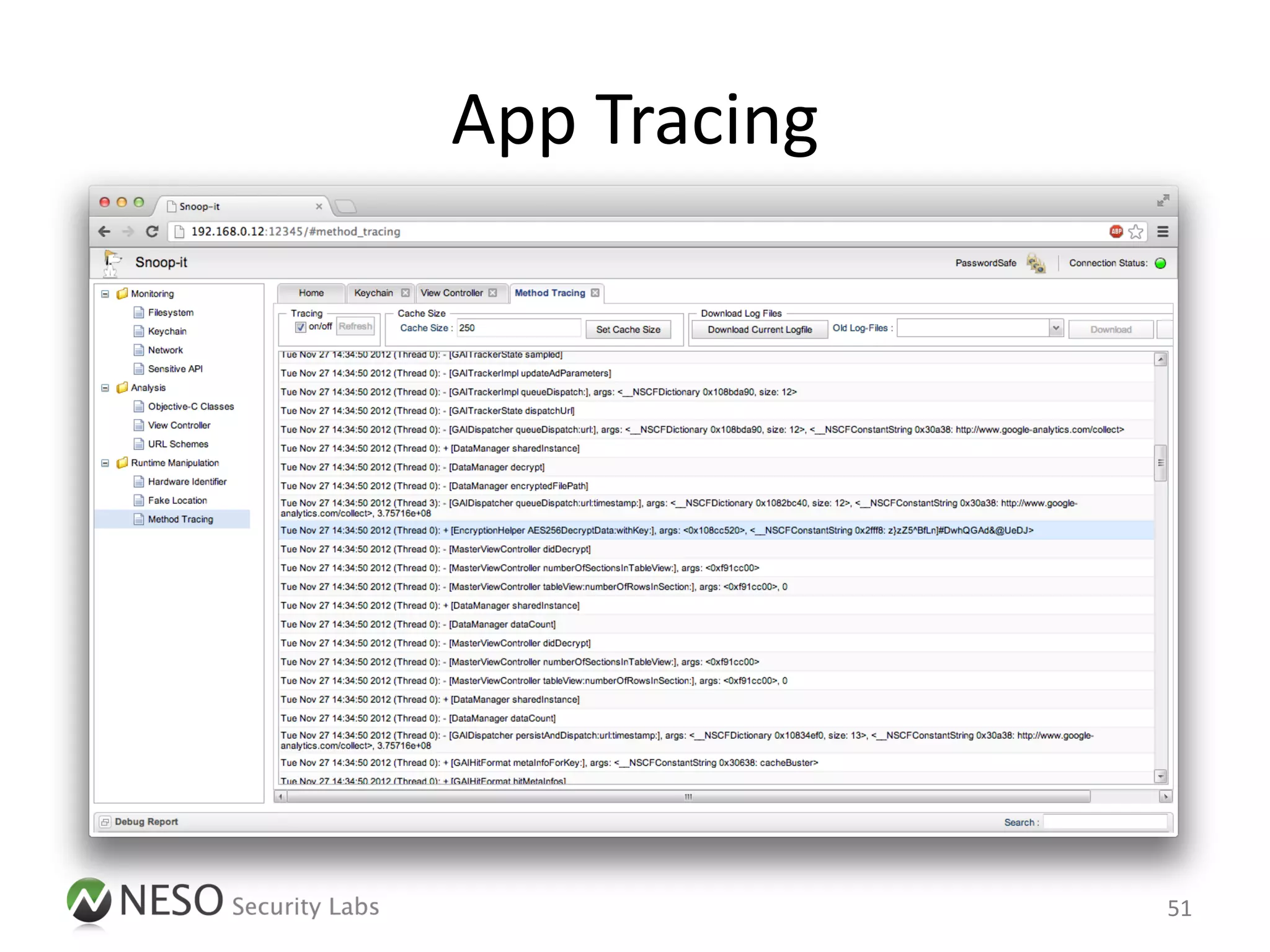 App Tracing




              51
 