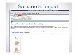 Scenario 3: Impact
 
