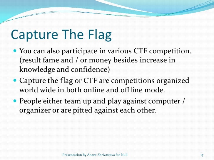 Capture The Flag Competition Hacking