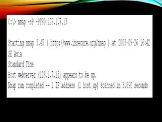 Pentest, Port and Network Scanning.ppt